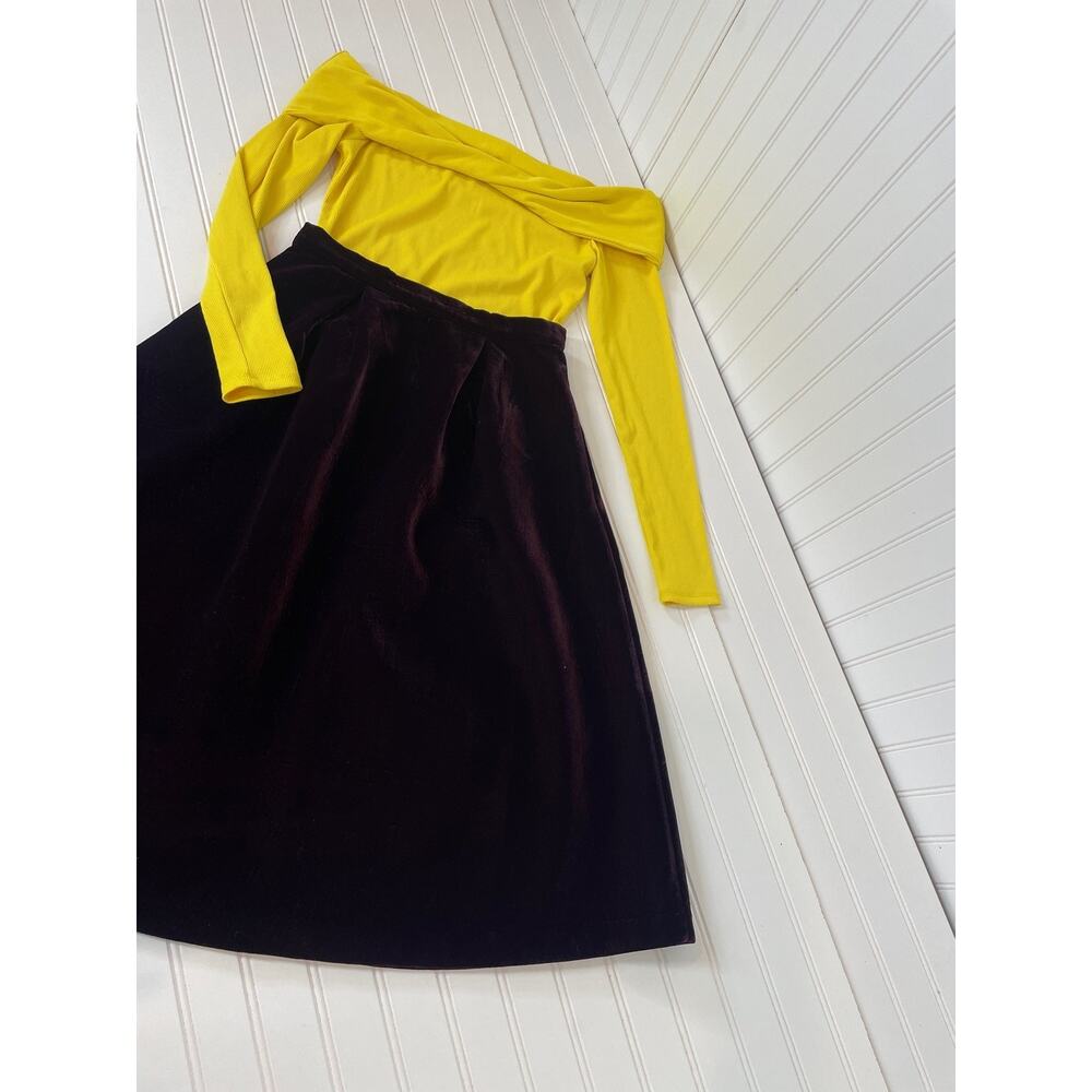 ASOS & Sergio Hudson Midi Skirt & Off Shoulder Bodysuit Womens Bundle Size S